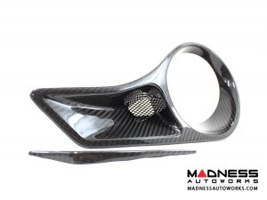 Alfa Romeo 4C Carbon Fiber Tail Light Trim Set - 488 Ferrari Style